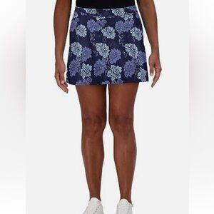 Tranquility by Colorado Women's‎ Activewear Skort Comfort Pull On navy floral